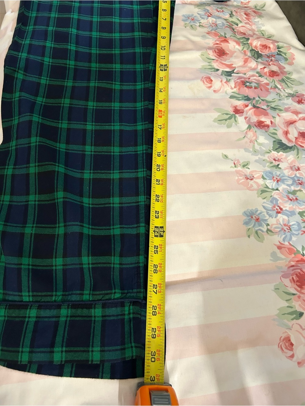 J. Crew Green and Navy Plaid Pajama Pants - Picture 4 of 12